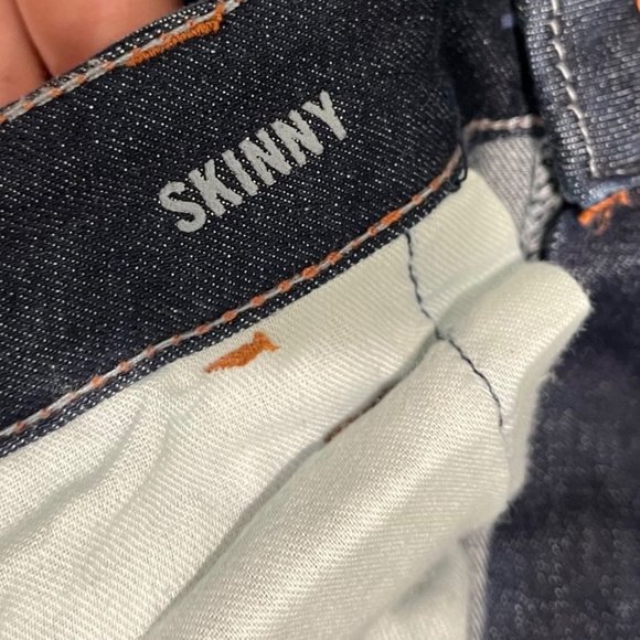 Banana Republic 31 Skinny Dark Wash Denim Fall Winter Slim Classic School Jeans - Picture 9 of 10